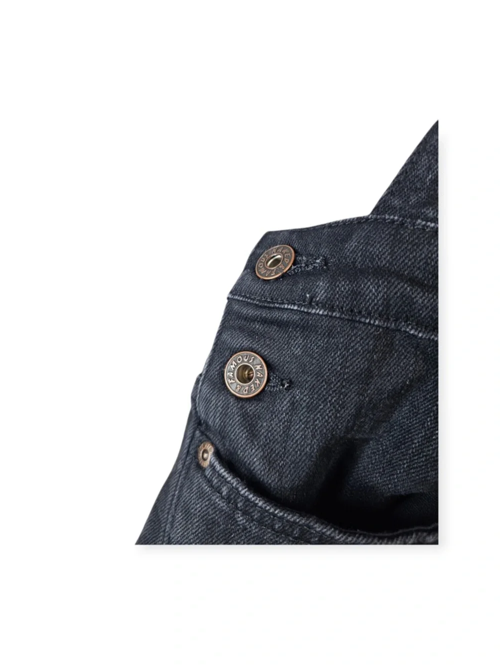 Naked & Famous Japanese Denim | Black Power Stretch Overalls - Size Medium - Picture 4 of 7